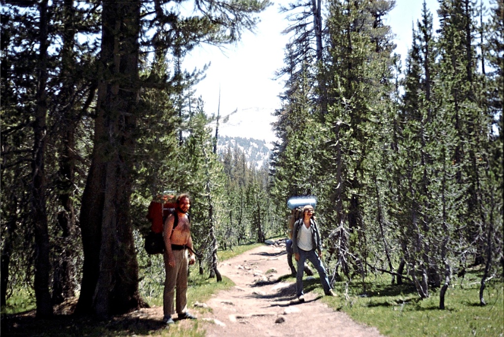 Me and Rick on the John Muir Trail in Yosemite.
