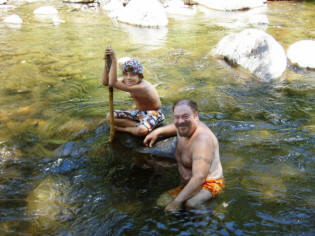 Those mountain boys, Zach and Papa.
