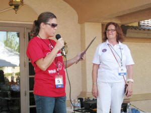 Jenny and her boss, Patty Henderson.