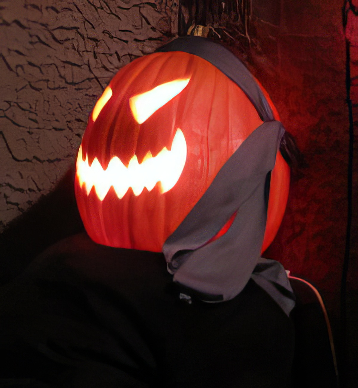The traditional jack-o-lantern.