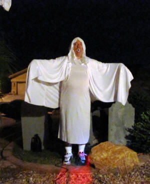 Michael as a vampire angel.