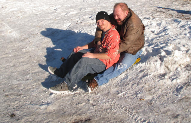 Jason and Paul at Wing Mountain.