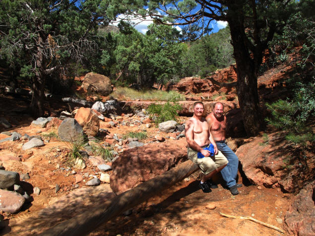 Jason and Paul in Sedona.
