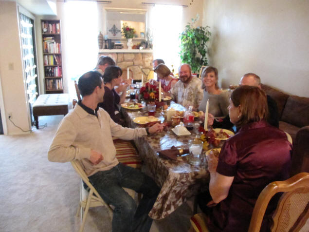 Thanksgiving at John and Rachel's.