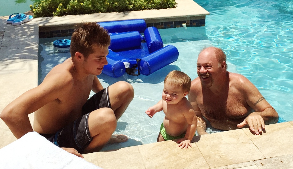 Father's Day with Zach and Gianna.