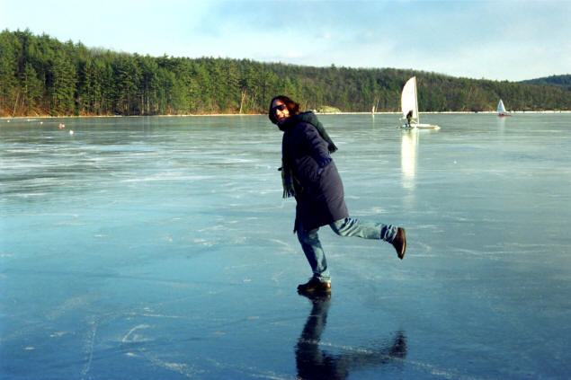 Who needs skates when you're in love?
