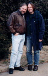 Paul and Michael: Our first photo together.