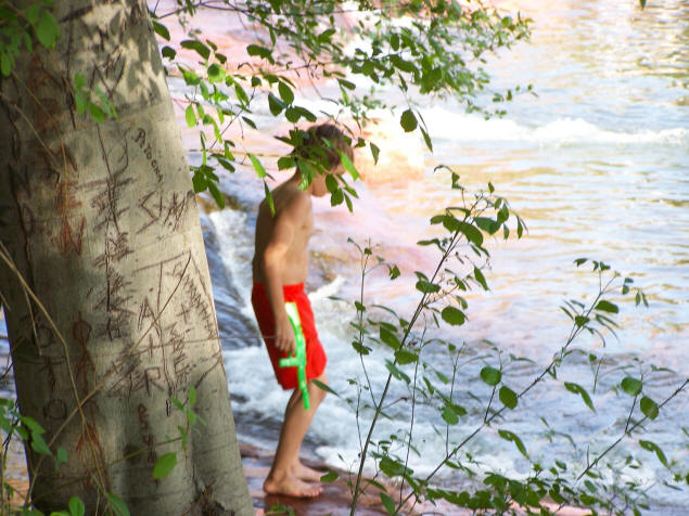 Zach has been to Red Rock Crossing before.