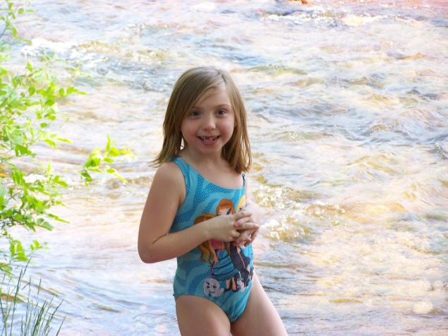 Cailey, about to take the plunge&hellip;or is she?