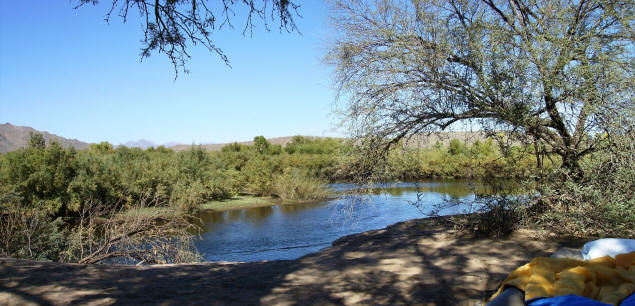 The view from our campsite.