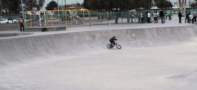 Zach riding.