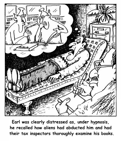 Alien tax inspectors