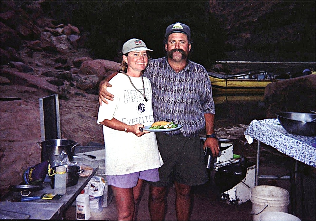 Ann and Tony, the night's chefs.