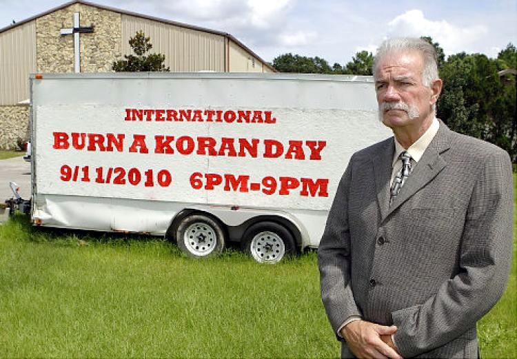 Terry Jones, Book Burner