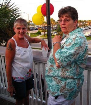 Debbie Reyes, right, and her partner, Sharon.