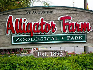 Alligator Farm entrance.