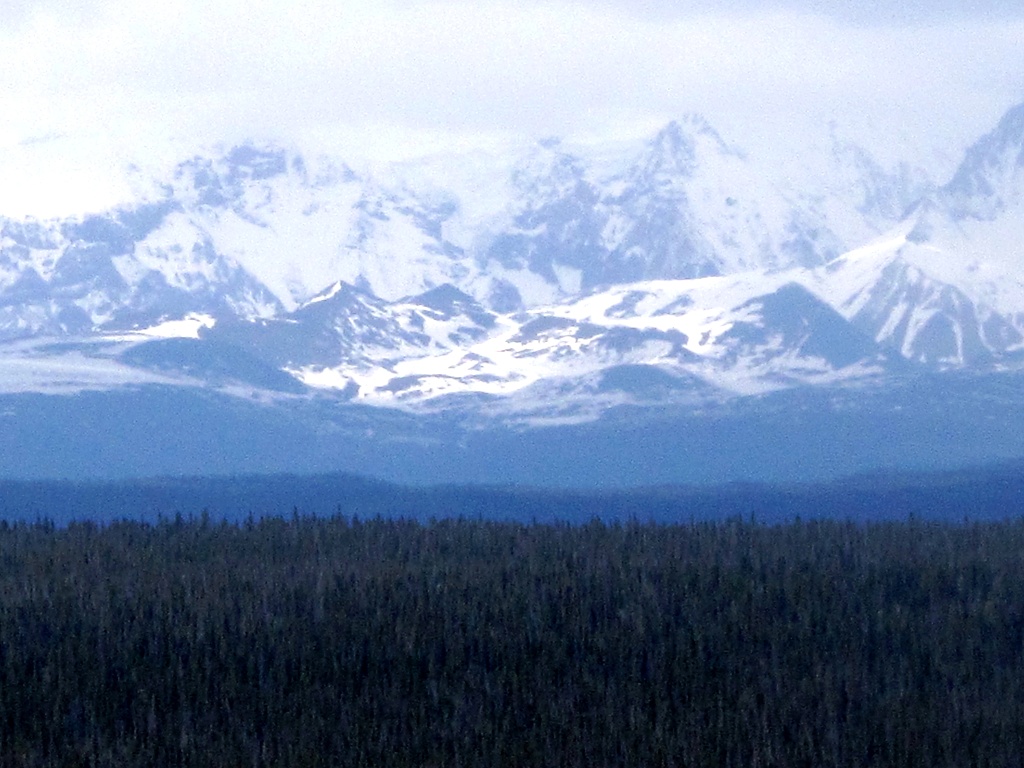 Impossibly high mountains.