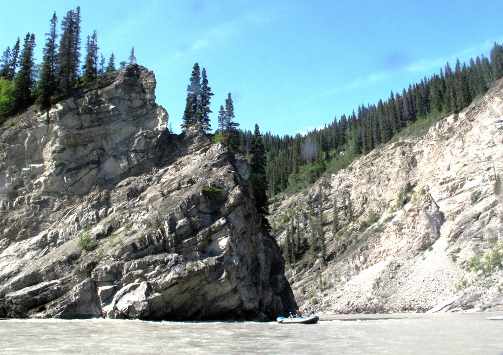 Higher banks meant a deeper river.