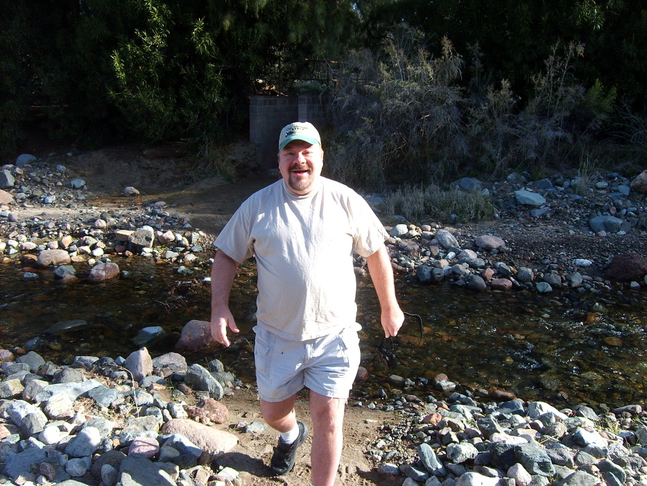 Your blogger at the Arboretum.
