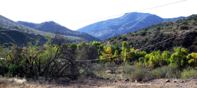 Power lines festoon the Verde River Valley.