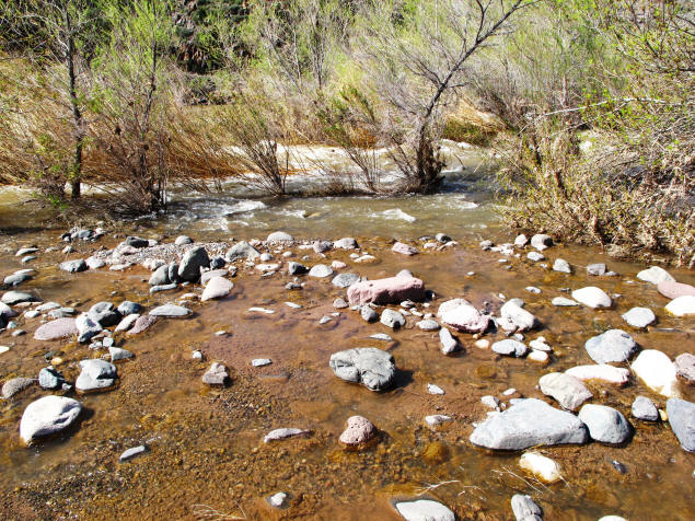 The hot spring crossing isn't a crossing when the river is this high.