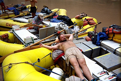 Paul napping