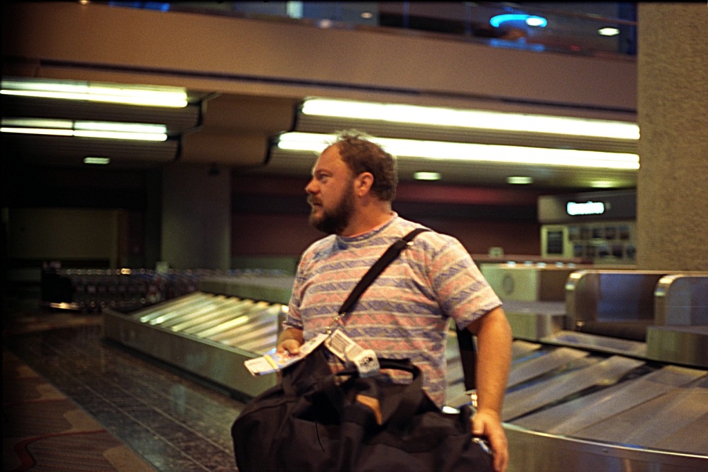 Arrival at McCarron Airport