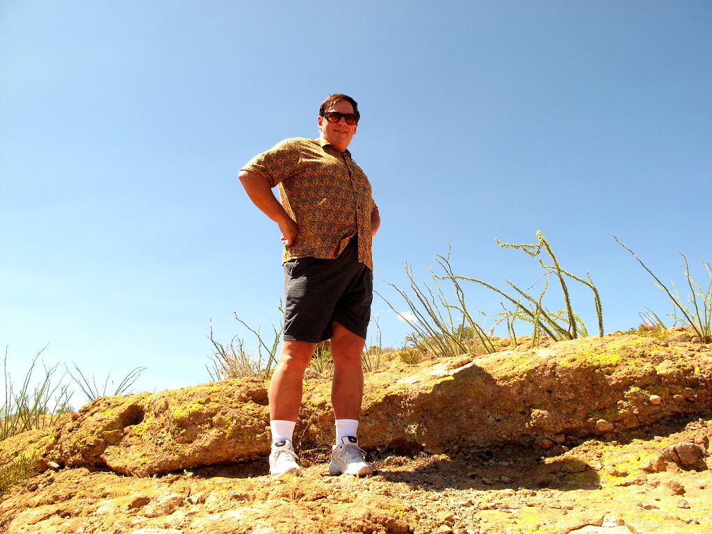 Michael, waiting to exhale near AZ-88.