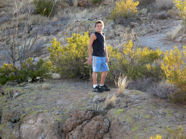 Zach: At home in the canyons.