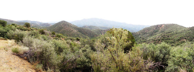From AZ-89 heading north to Prescott.