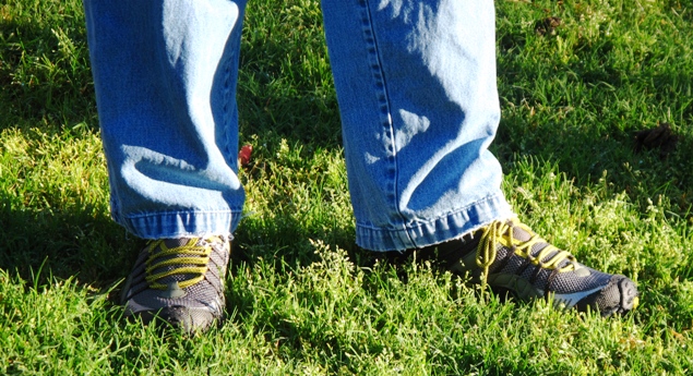 Your blogger in his new Merrill Waterpro Ottawas.