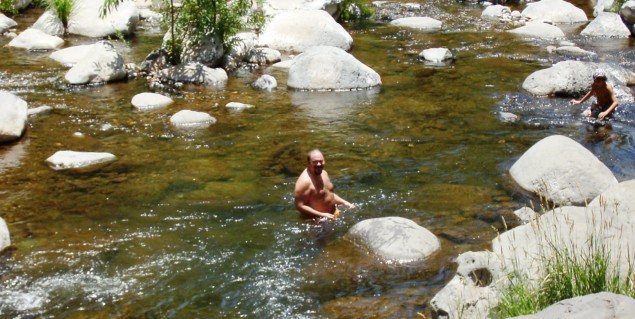 Papa and Zach in Oak Creek.
