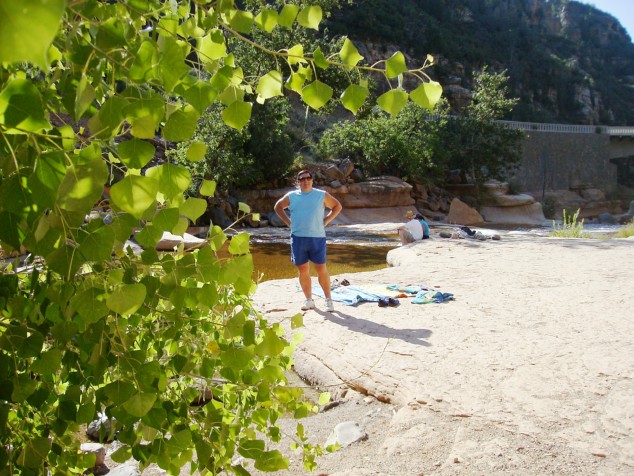 Michael at Slide Rock.