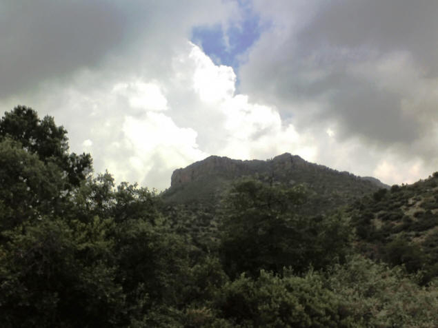 The monsoon brings dramatic skies.