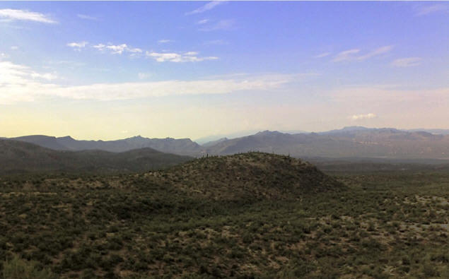 From Forest Road 288 in morning's light.