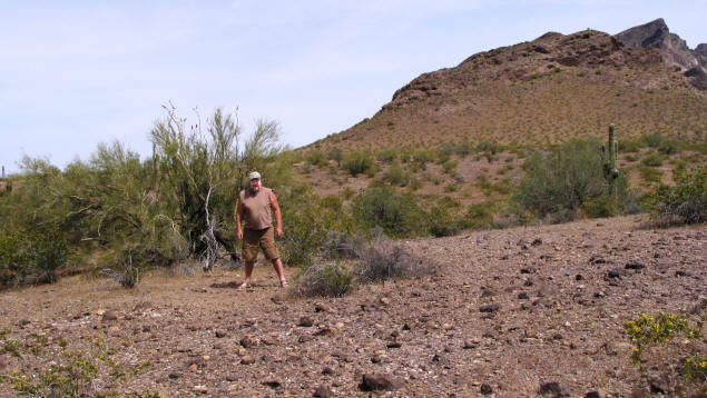 Your blogger in the Sonoran Desert.