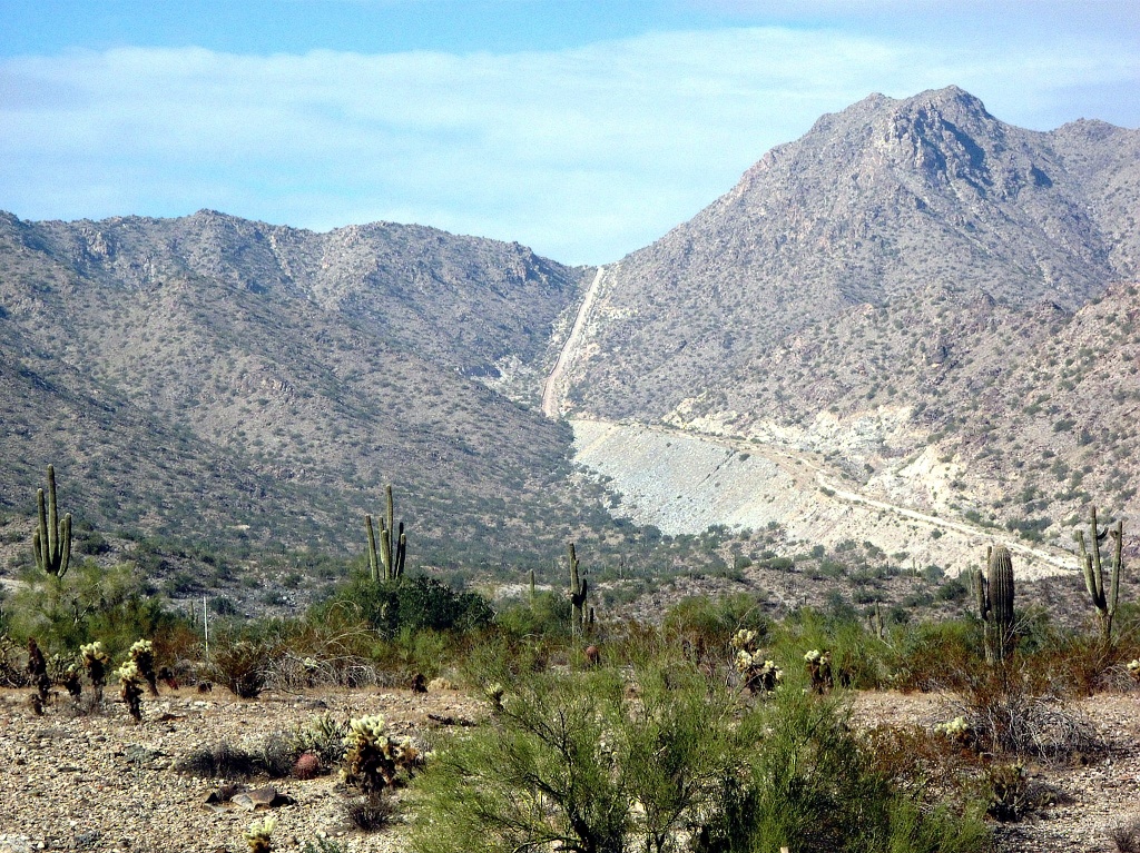 What is this artifact in the White Tank Mountains?