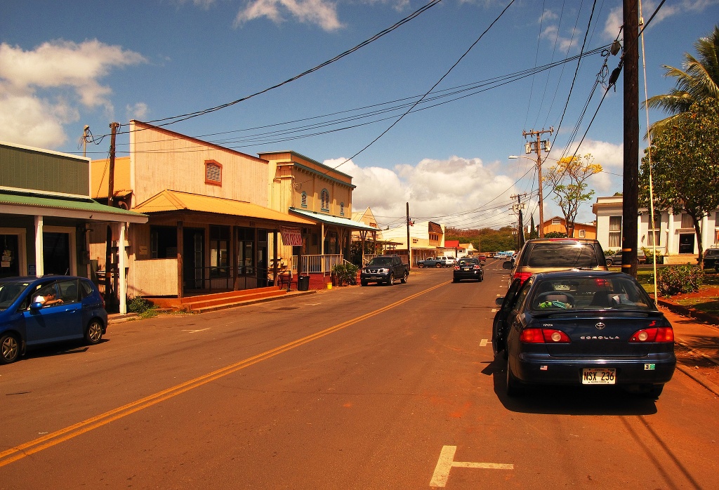 Waimea's main street.