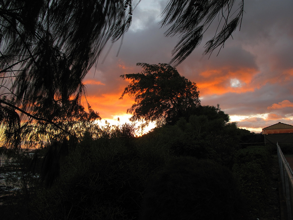 Sunset at Spouting Horn park.