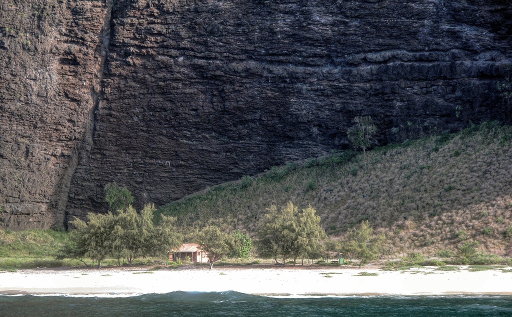 Campground in Na Pali State Park.