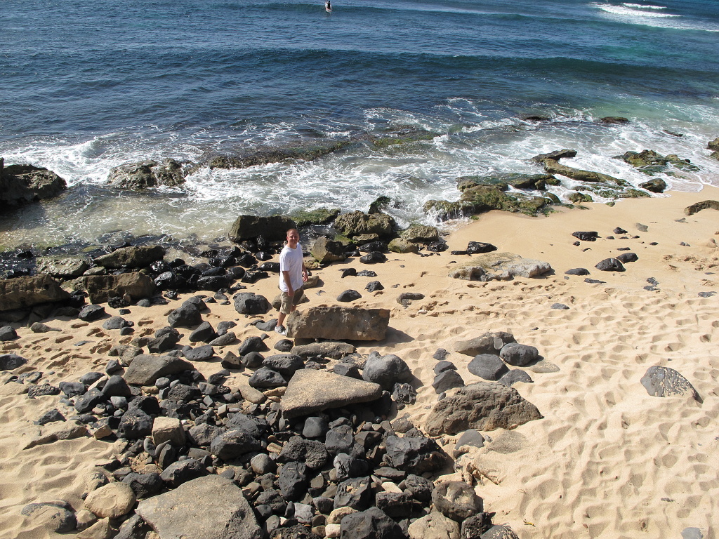 Jason on a beach in Maui.
