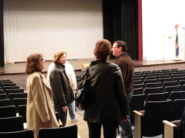 Eastchester High auditorium.