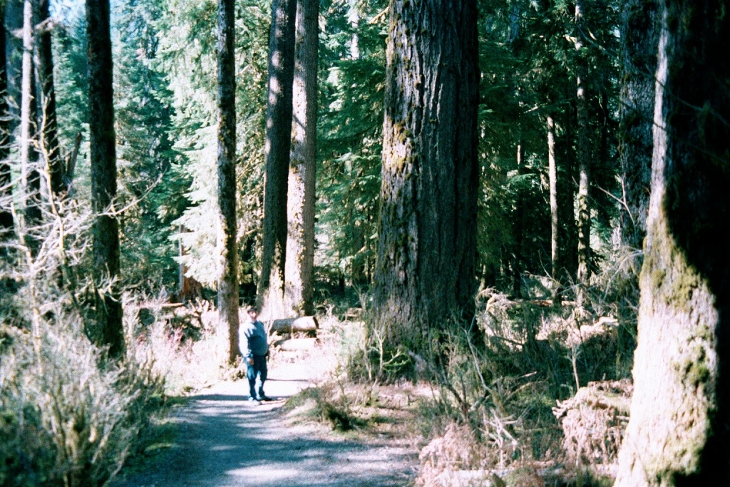 Michael on the trail