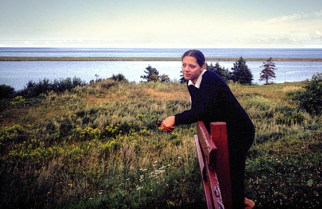 Karen ponders Gasp&eacute;.