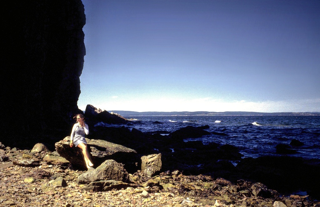 Karen at Perc&eacute; Rock.