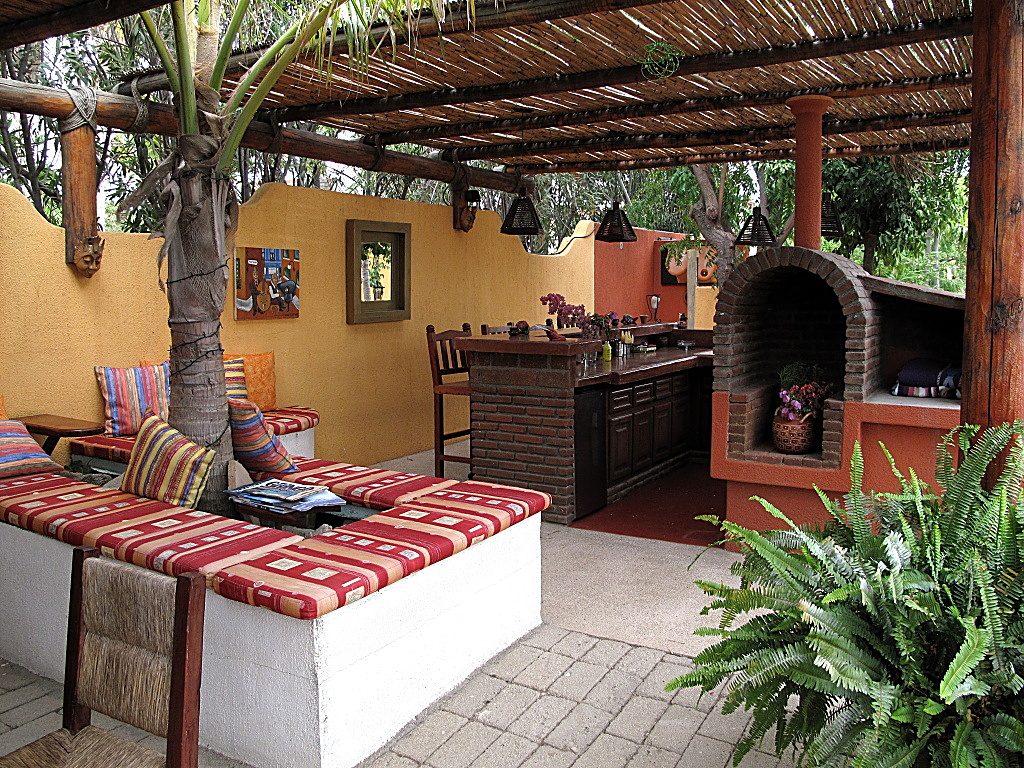 The bar at the Posada Chabela.