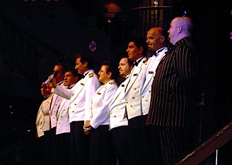 The Captain introduced his crew by name and gender.