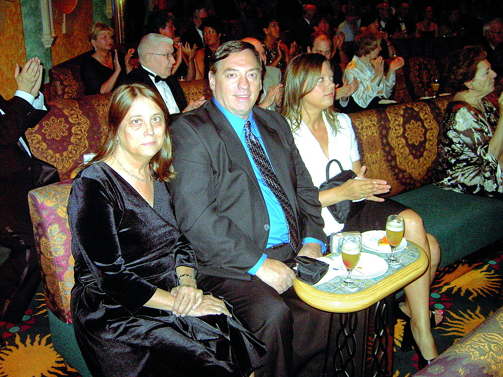 Mary, Michael and Karen cleaned up real good.