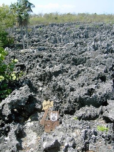 Rock formation in Hell.