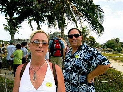 Dottie and Michael in Tulum.